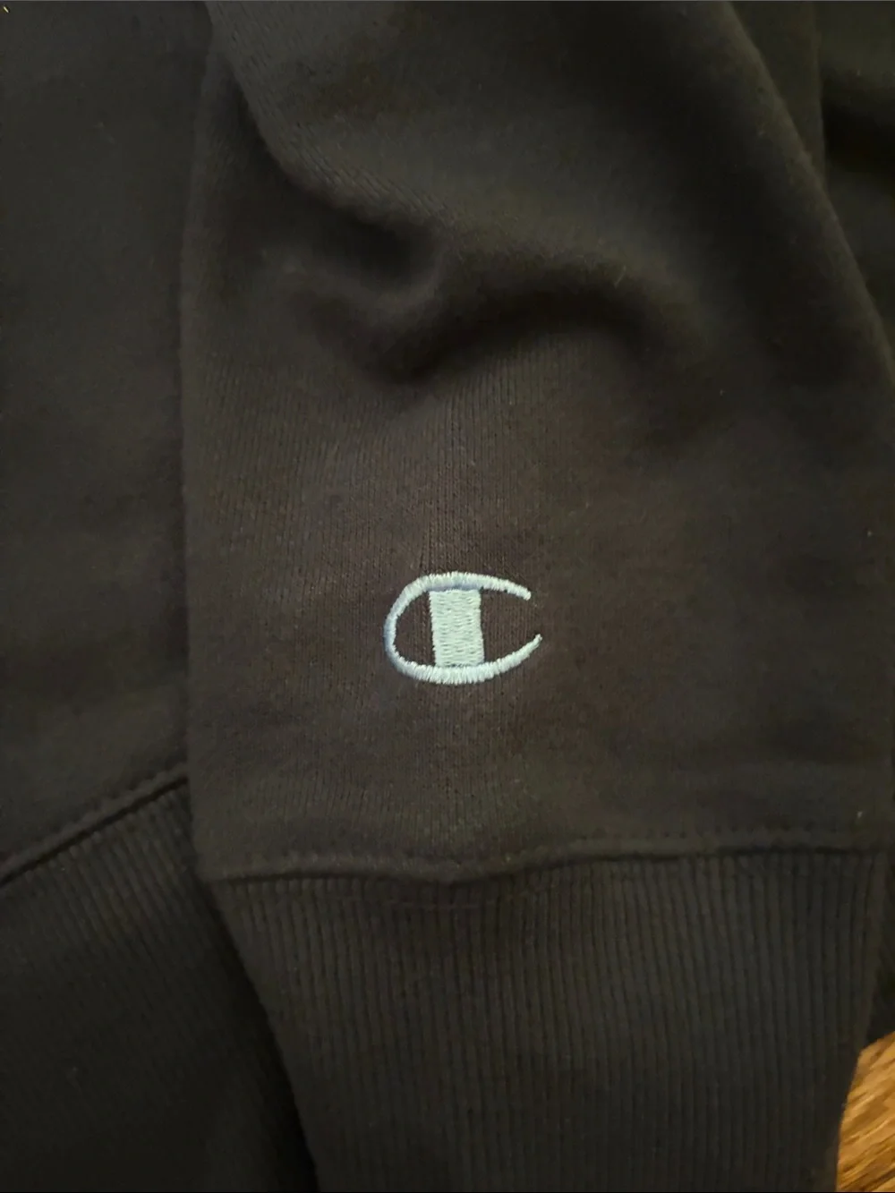 Champion Villanova Colorblock Crewneck - Light Blue/White/Navy